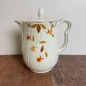 Hall's‎ Superior Kitchenware Vintage Jewel Tea Coffee Pitcher with lid